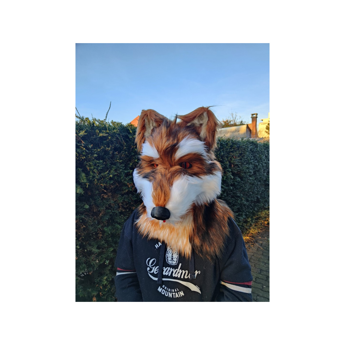 Tête fursuit renard