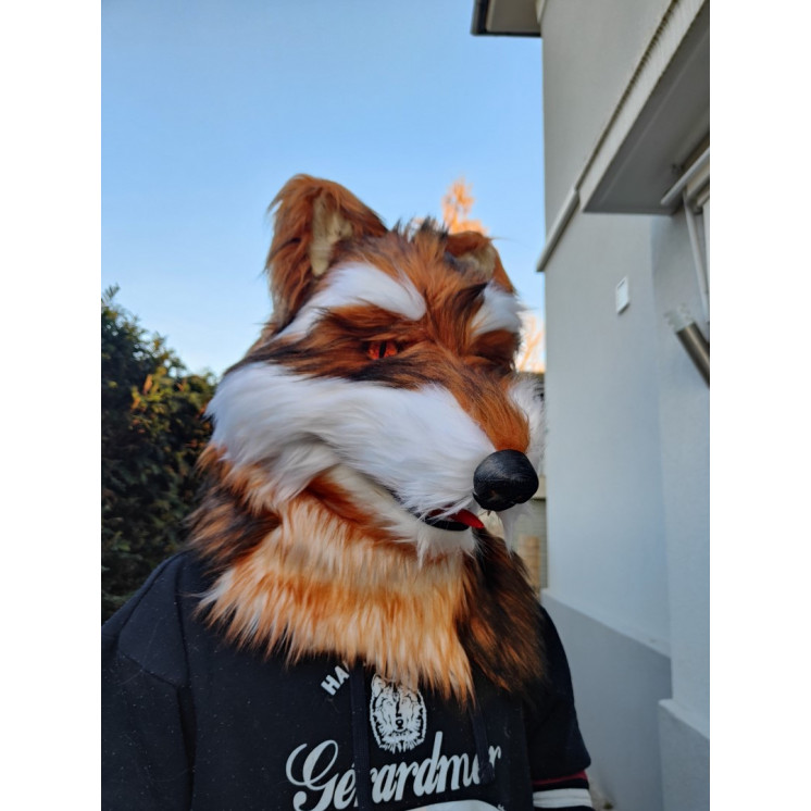 Tête fursuit renard