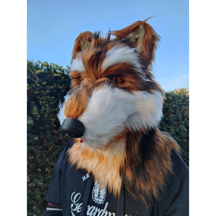 Tête fursuit renard