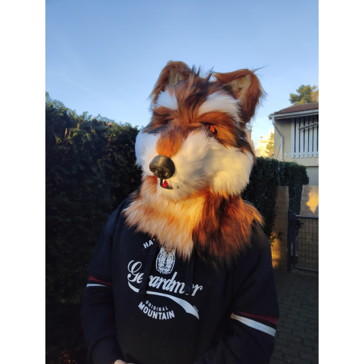 Tête fursuit renard