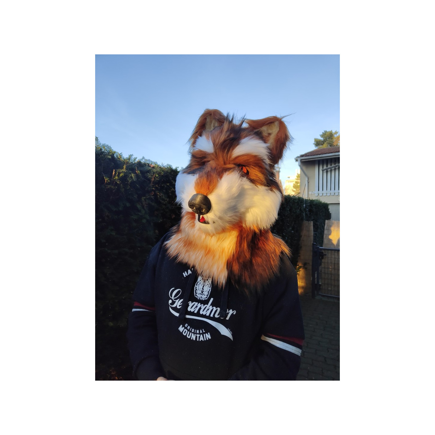 Tête fursuit renard